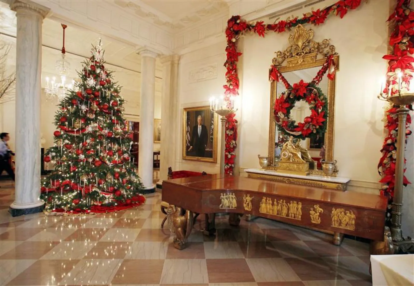 White House Christmas decor