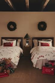 White/Christmas tree Patterned Duvet Cover Set at H&M Home | H&M US