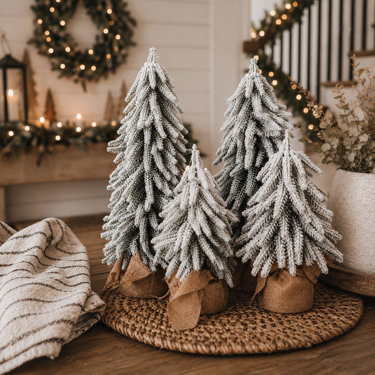 Wholesale Christmas Trees with Snow, Holiday Mantle & Shelf Home Decor for  your store - Faire