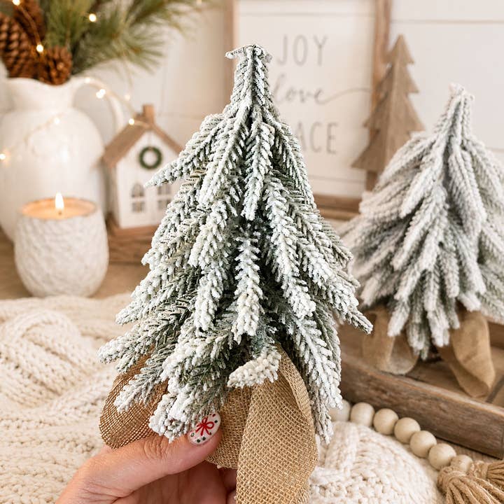 Wholesale Christmas Trees with Snow, Holiday Mantle & Shelf Home Decor for  your store - Faire