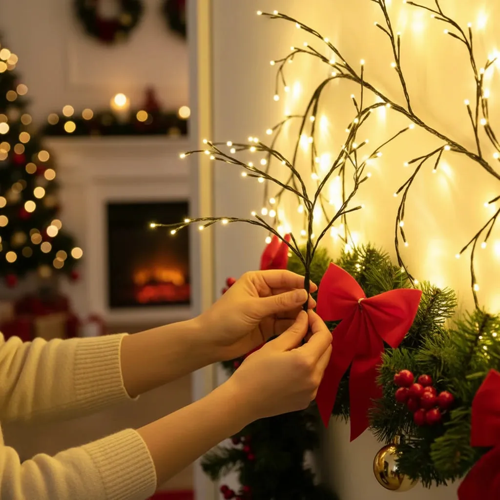 Willow Branch Lights - LED String Lights Decorative Christmas Lights β Domisana
