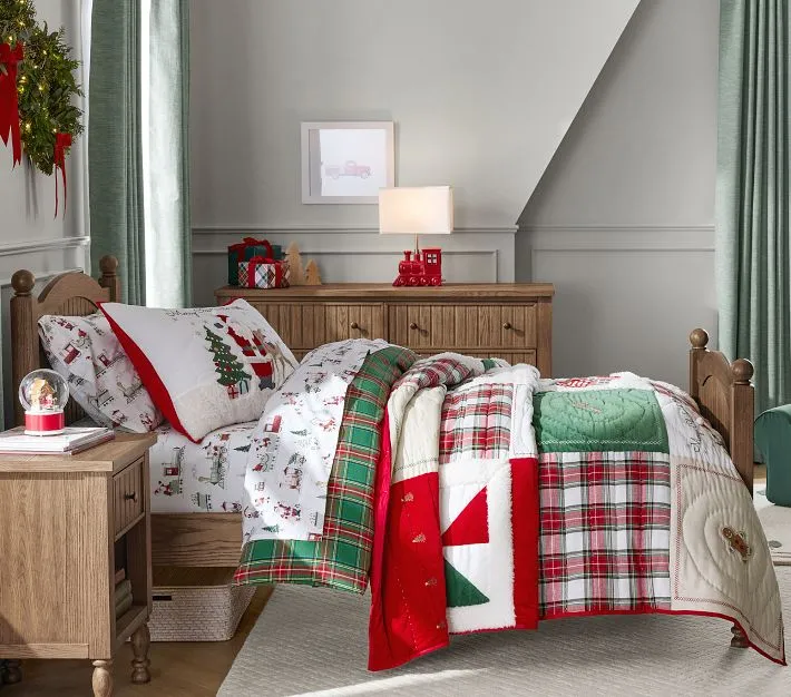 Winter Dreams Quilt Pattern Pottery Barn Christmas Tree Quilt Christmas Trees Barn Quilt Painting Pattern: DIY