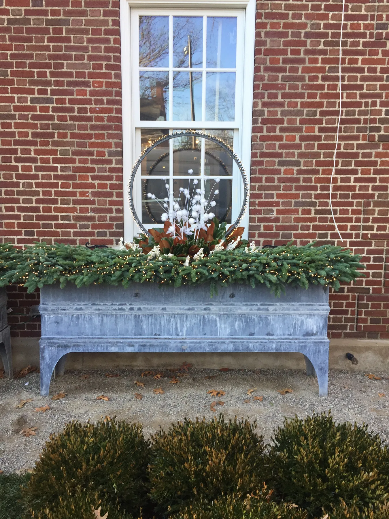 Winter Window Boxes | Deborah Silver & Co.