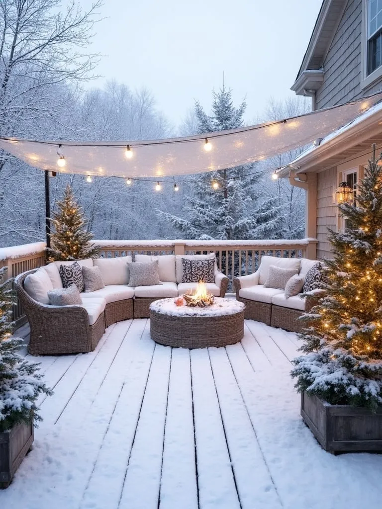 Winter Wonderland Entryway Ideas — AI Staging | StagePro AI