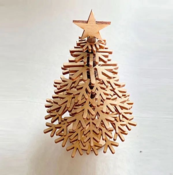 Wood Christmas tree