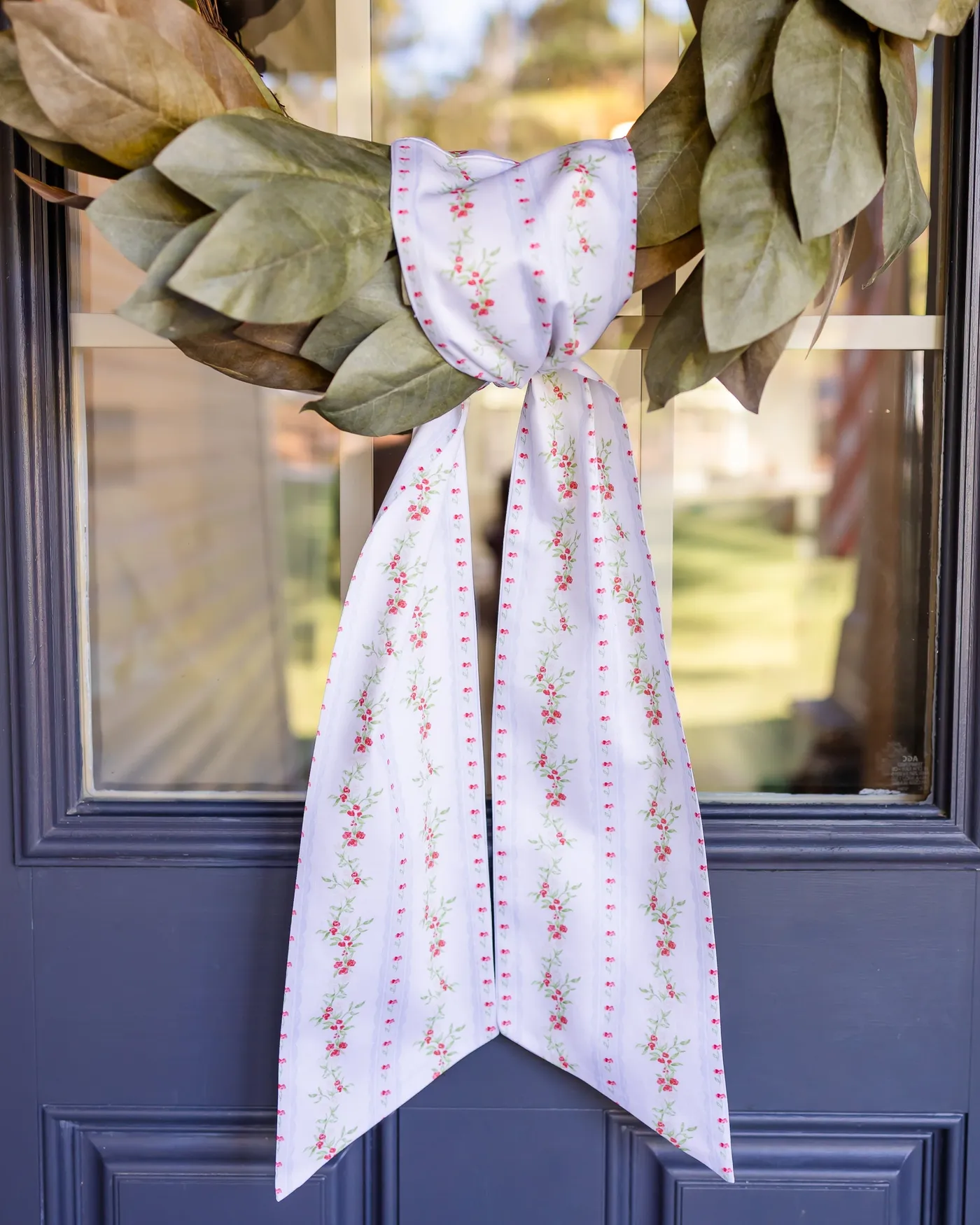 Woodland Christmas Holiday Wreath Sash – Pearly Gates Designs
