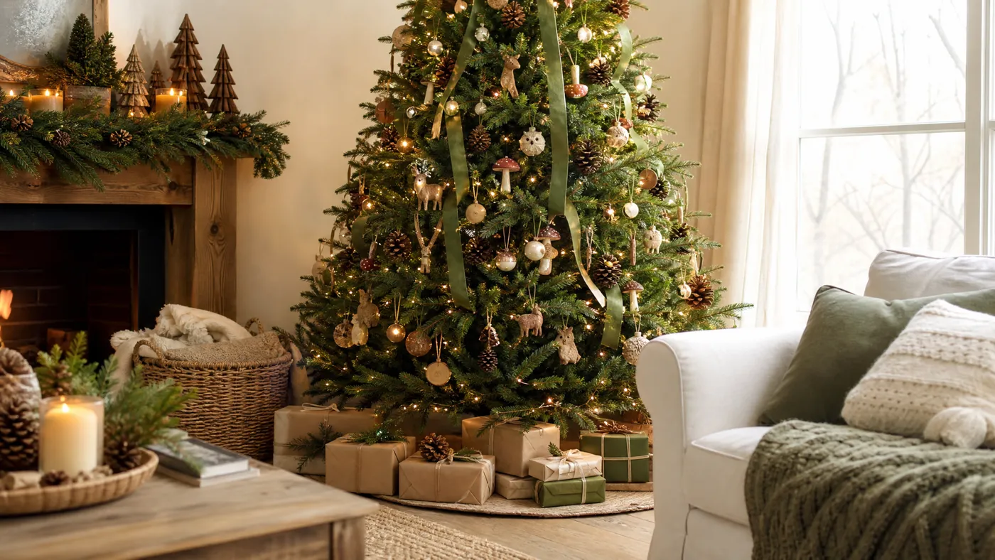 Woodland Decor Living Room Woodland Christmas Decor Ideas For A Cozy Forest- Inspired Home The Happy